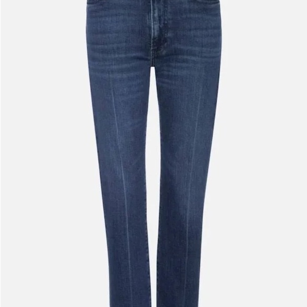 Frame Le High Straight Denim Kinmount Grind